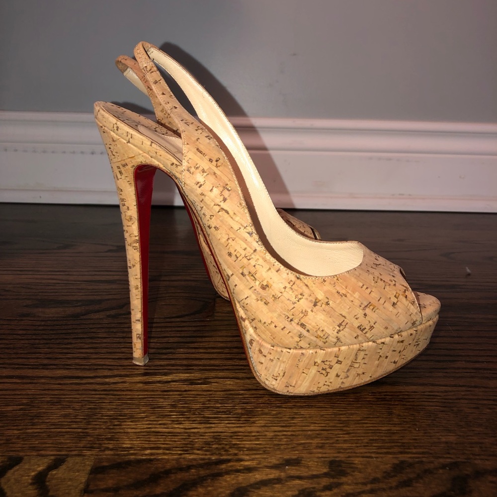 Louboutin Cork Heels